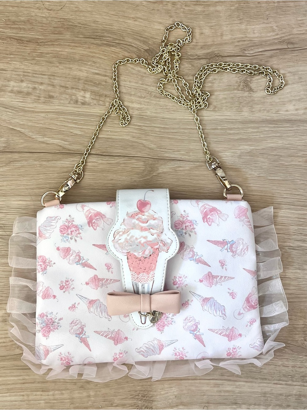 LIZ LISA Ice Cream Clutch Bag